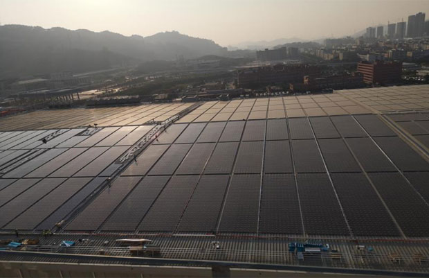 Shenzhen Huaxing T7 Glass Factory Phase II 2.7MWp